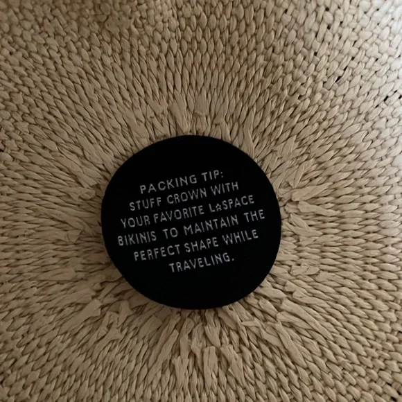 NWT L*space Straw Hat